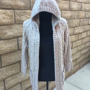 Mossimo long hooded cardigan